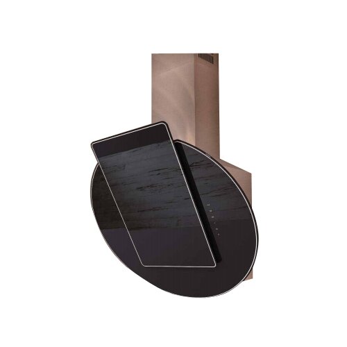 Наклонная вытяжка Airforce F133 675 72 IXBK цвет корпуса черный цвет окантовкипанели черный 10990000₽