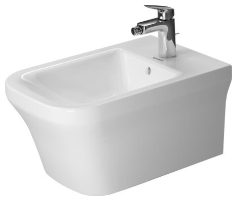 Биде подвесное DURAVIT P3 Comforts 380х570х290 с отверстием под смеситель 2268150000