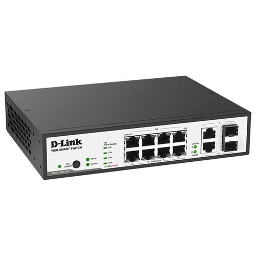 Коммутатор D-Link DES-1100-10P 1107000₽