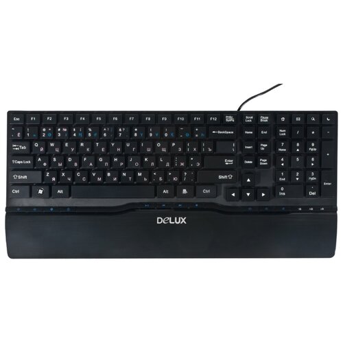 клавиатура delux k9050 usb Клавиатура Delux DLK-1882 Black USB черный