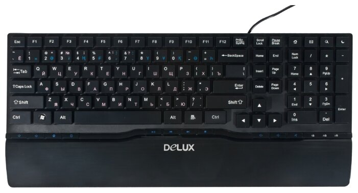 Клавиатура Delux K1882 Black USB