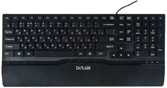Клавиатура Delux K1882 Black USB