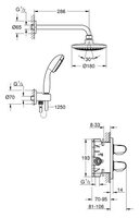 Верхний душ Grohe Grohtherm 1000 34614000