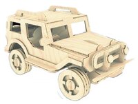 Сборная модель Мир деревянных игрушек Внедорожник (П123)