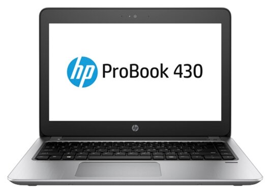 13.3" Ноутбук HP ProBook 430 G4 1920x1080, Intel Core i3 7100U 2.4 ГГц, RAM 4 ГБ, DDR4, SSD 128 ГБ, Intel HD Graphics 620, Windows 10 Pro, Y7Z48EA, серебристый