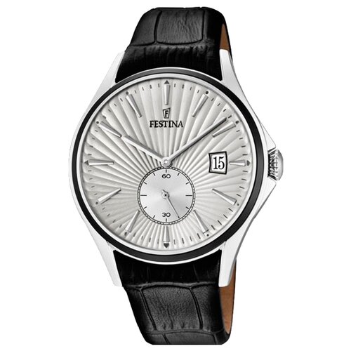 Наручные часы FESTINA, серебряный наручные часы festina classics швейцарские наручные часы festina f20010 1 мужские кварцевые водонепроницаемые золотой