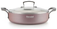 Сотейник Rondell Rosso RDS-545 26 см, с крышкой, розовое шампанское