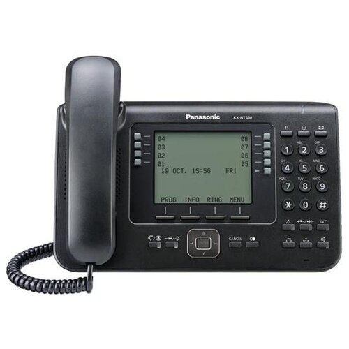 VoIP-телефон Panasonic KX-NT560RU-B (черный)