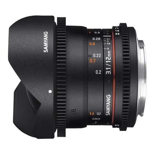 samyang 14mm t3 1 vdslr mk2 sony e Объектив Samyang 12mm T3.1 ED AS NCS VDSLR Fish-eye Sony E, черный