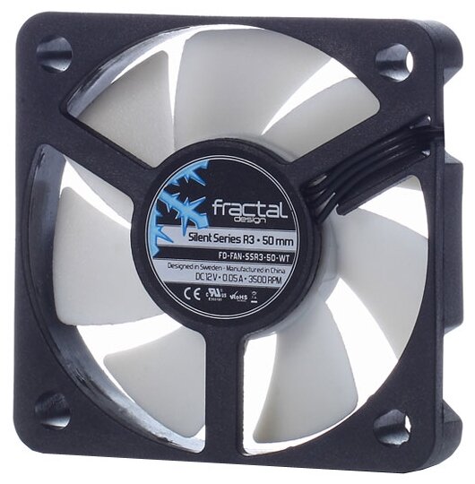 Вентилятор для корпуса Fractal Design Silent Series R3 50mm Fd-fan-ssr3-50-wt Fd-fan-ssr3-50-wt .