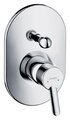 Смеситель для ванны hansgrohe Focus S 31746000 + 31741180,  рычажный