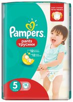 Pampers трусики Pants 5 (12-18 кг) 15 шт.