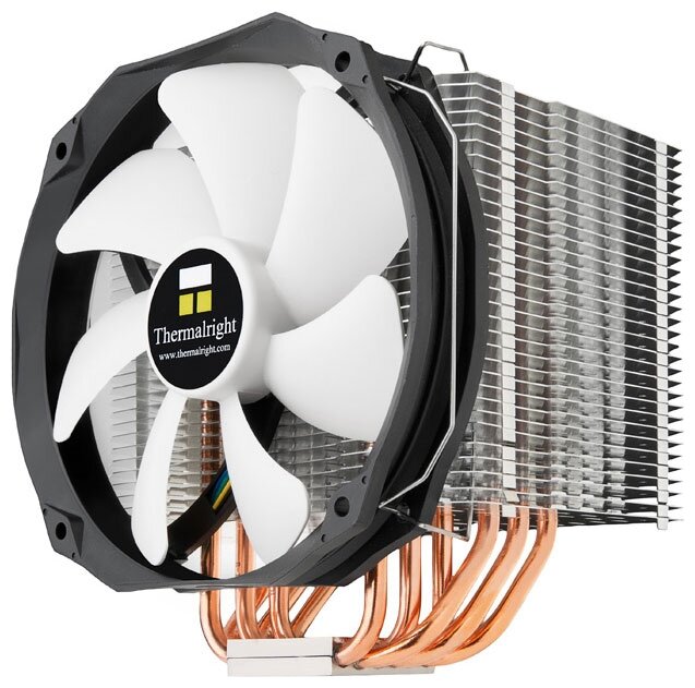 Кулер для процессора Thermalright Macho B&W, высота 162 мм, 300-1300 об/мин, 15-21 дБА, PWM (MACHO-A-BW) (000659)