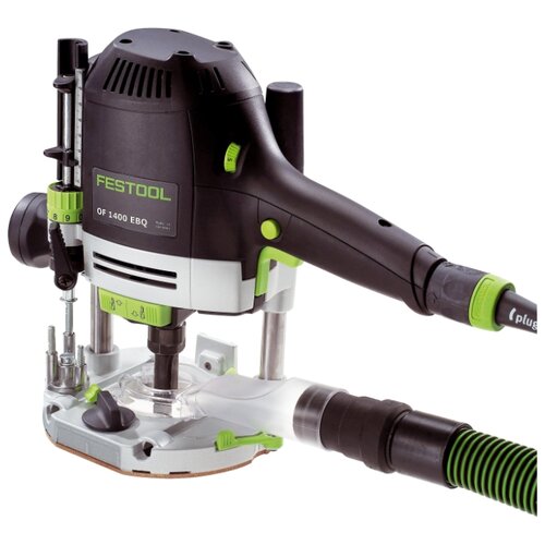 Фрезер Festool OF 1400 EBQ-Plus, 1400 Вт черный вертикальный фрезер dwt of 1400 v 1400 вт зеленый