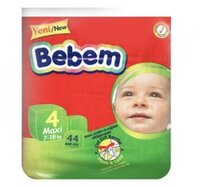 Bebem подгузники 4 (7-18 кг) 44 шт.