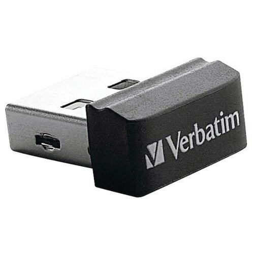 Флешка Verbatim Store 'n' Stay NANO 32 ГБ, белый/серый verbatim nano store n stay 32gb usb 3 0 flash drive