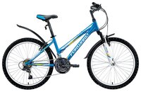 Подростковый горный (MTB) велосипед FORWARD Titan 2.0 Low (2018) синий 13" (требует финальной сборки