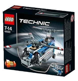 Конструктор LEGO Technic 42020 Двухроторный вертолет, 145 дет.