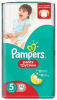 Pampers трусики Pants 5 (12-18 кг) 48 шт.