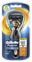 Бритвенный станок Gillette Fusion ProGlide Flexball сменные лезвия: 2 шт.