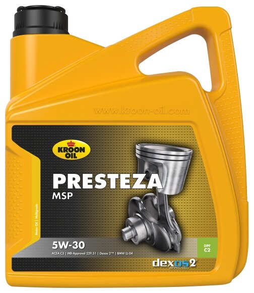 KROON OIL Масло Моторное Presteza Msp 5W30 4L