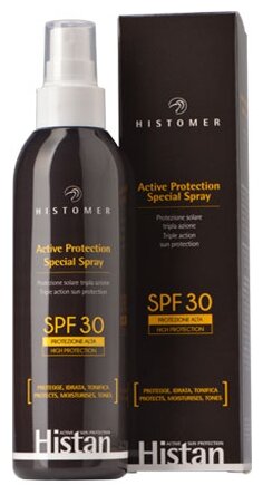 Histomer Histomer Histan Protection солнцезащитный спрей для лица и тела SPF 30, 200 мл