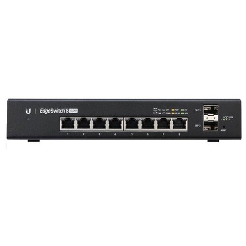 Коммутатор Ubiquiti ES-8-150W EdgeSwitch (8UTP 10/100/1000Mbps PoE+, 2SFP) .