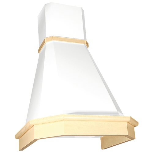 Кухонная вытяжка Elikor Камин Грань 90П-650-П3Л бежевыйдуб белыйпатина 1703200₽