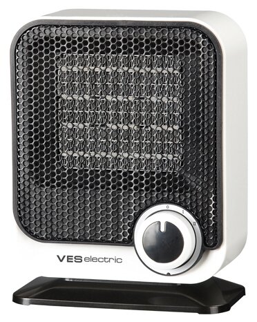 Тепловентилятор VES electric V-FH21, белый/черный