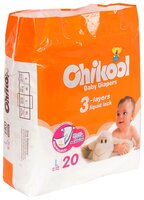 Chikool подгузники L (10-17 кг) 20 шт.