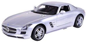 Легковой автомобиль Rastar Mercedes-Benz SLS AMG (40100), 1:24, 19 см, серебристый