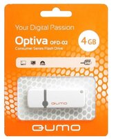 Флешка Qumo Optiva OFD-02 4Gb белый