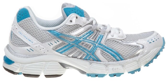 asics silver blue