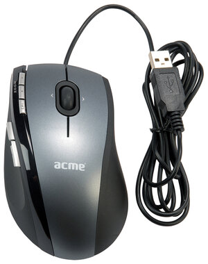 Компактная мышь ACME Deluxe mouse MA01 Silver-Black USB