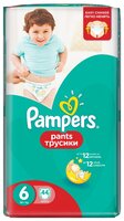 Pampers трусики Pants 6 (16+ кг) 44 шт.