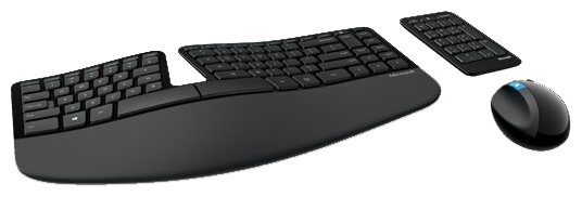 Комплект клавиатура + мышь Microsoft Sculpt Ergonomic Desktop Black USB