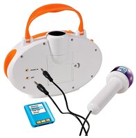 Simba микрофон на стойке, совместимый с mp3 6838615 белый/оранжевый