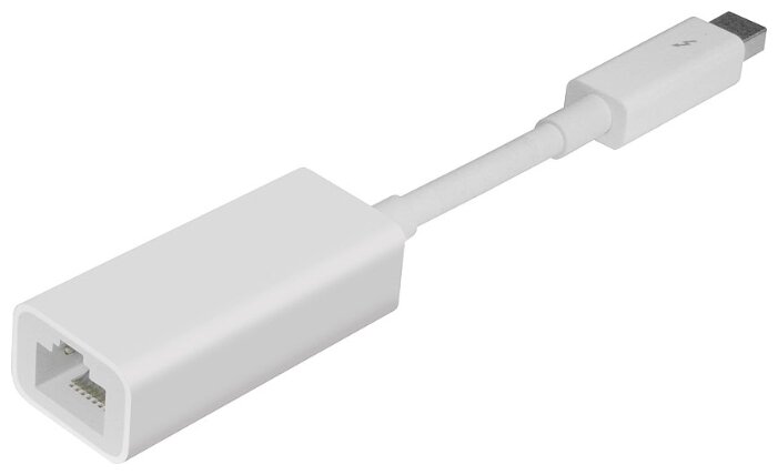 Адаптер Apple Thunderbolt - Gigabit Ethernet Adapter, бел, MD463ZM/A