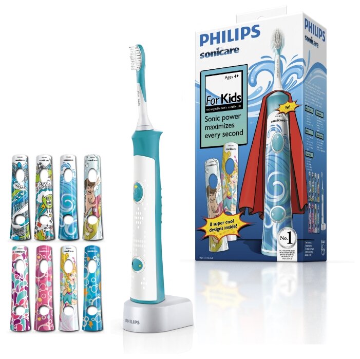 Электрическая зубная щетка Philips Sonicare For Kids HX6311/07 фото 9