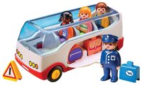 Набор с элементами конструктора Playmobil 1-2-3 6773 Перонный автобус