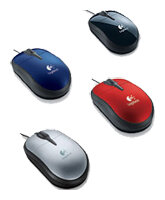 Компактная мышь Logitech Notebook Optical Mouse Plus Blue USB