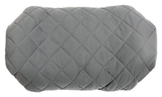 Надувная подушка Klymit Pillow Luxe Grey, серая - фотография № 2