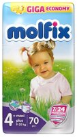 Molfix подгузники 7/24 (9-20 кг) 70 шт.