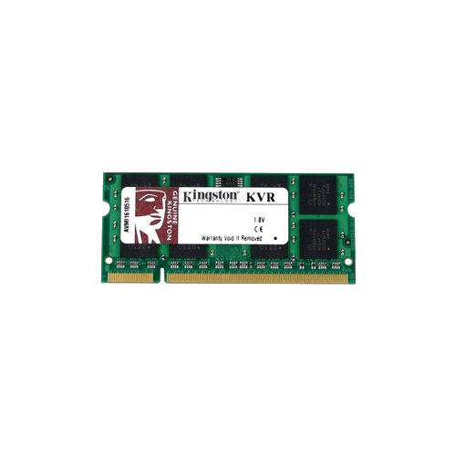 Оперативная память Kingston 4 ГБ DDR2 667 МГц SODIMM CL5 KVR667D2S5/4G оперативная память micron 2 гб ddr2 667 мгц sodimm cl5 mt16htf25664hy 667