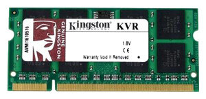 Оперативная память Kingston 4 ГБ DDR2 667 МГц SODIMM CL5 KVR667D2S5/4G