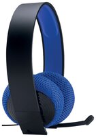 Компьютерная гарнитура Sony Silver Wired Stereo Headset черный/синий