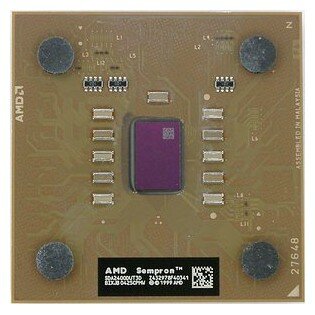 Процессор AMD Sempron 2500+ Thoroughbred S462,  1 x 1750 МГц, OEM