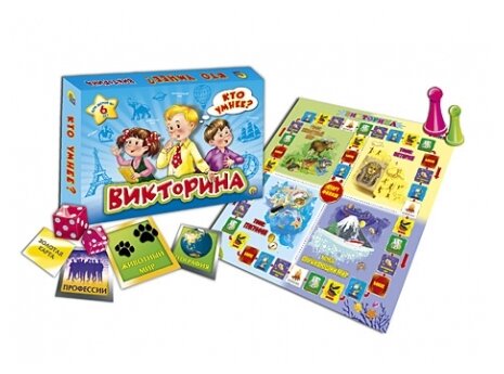 Настольная игра Рыжий кот Викторина Кто Умнее - фото №1