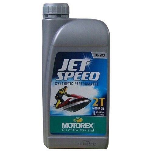 Полусинтетическое моторное масло Motorex Jet Speed 2T, 1 л, 6 шт.