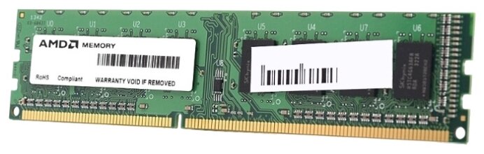 Оперативная память AMD 2 ГБ DDR3 1600 МГц DIMM CL11 R532G1601U1S-UGO